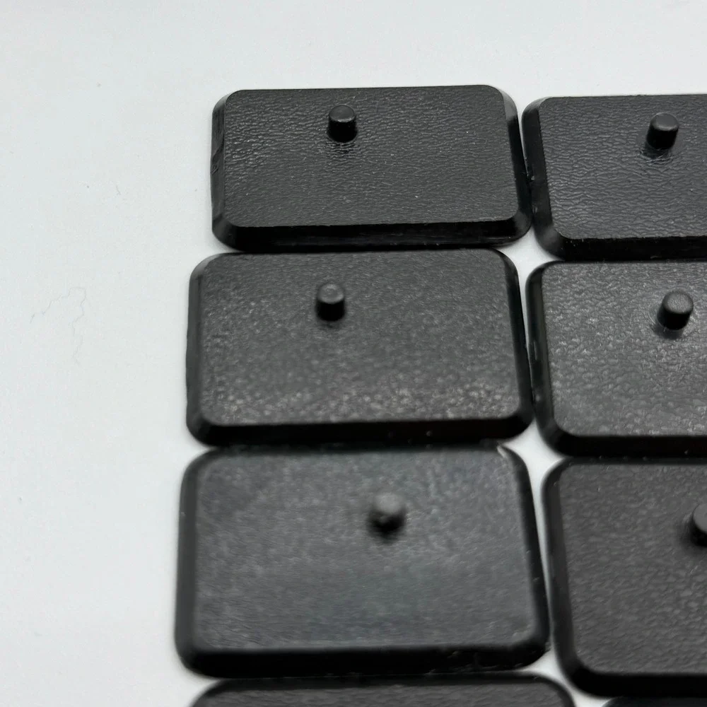 Lot of 10 Vintage 80-90s GI Joe Action Figure Stands Black Peg Bases Hasbro